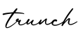 单词trunch书写