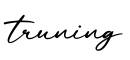 单词truning书写