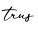 单词trus书写