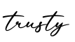 单词trusty书写