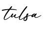 单词tulsa书写