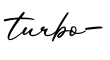 单词turbo-书写