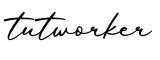 单词tutworker书写