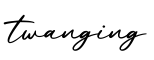 单词twanging书写