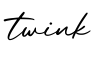 单词twink书写