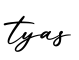 单词tyas书写