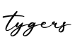 单词tygers书写