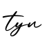 单词tyn书写
