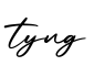 单词tyng书写