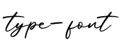 单词type-font书写