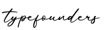 单词typefounders书写