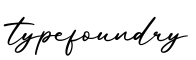 单词typefoundry书写