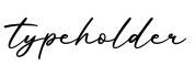 单词typeholder书写