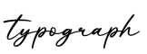单词typograph书写