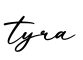 单词tyra书写