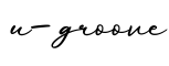 单词u-groove书写