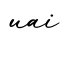 单词uai书写