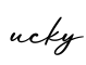 单词ucky书写