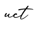 单词uct书写