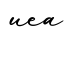 单词uea书写