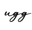 单词ugg书写