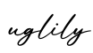单词uglily书写