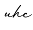 单词uhc书写