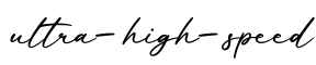 单词ultra-high-speed书写