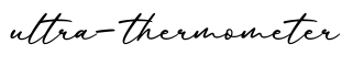 单词ultra-thermometer书写