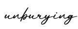 单词unburying书写