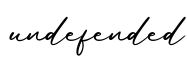 单词undefended书写