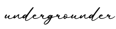 单词undergrounder书写