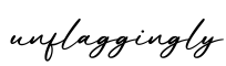 单词unflaggingly书写