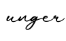 单词unger书写
