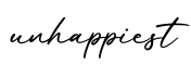 单词unhappiest书写