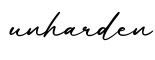 单词unharden书写