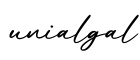 单词unialgal书写