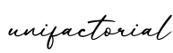 单词unifactorial书写