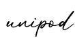 单词unipod书写