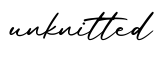 单词unknitted书写