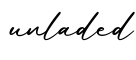单词unladed书写