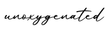 单词unoxygenated书写