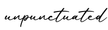 单词unpunctuated书写