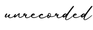 单词unrecorded书写