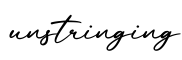 单词unstringing书写
