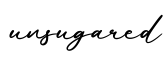 单词unsugared书写