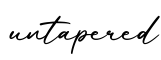 单词untapered书写