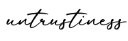 单词untrustiness书写