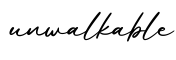 单词unwalkable书写