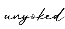 单词unyoked书写